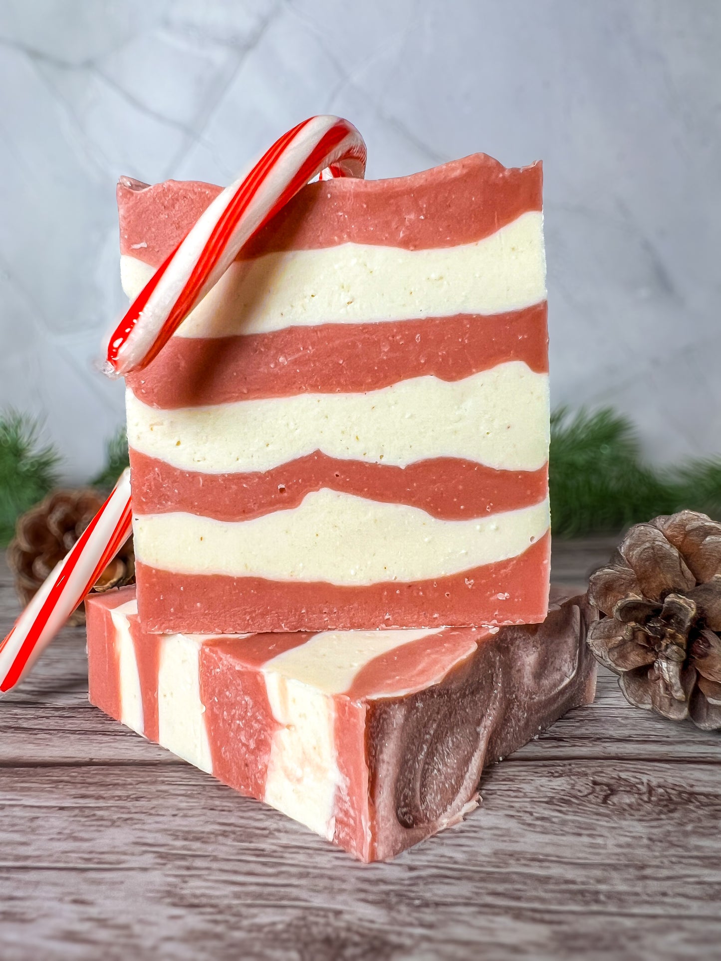 Candy Cane Soap