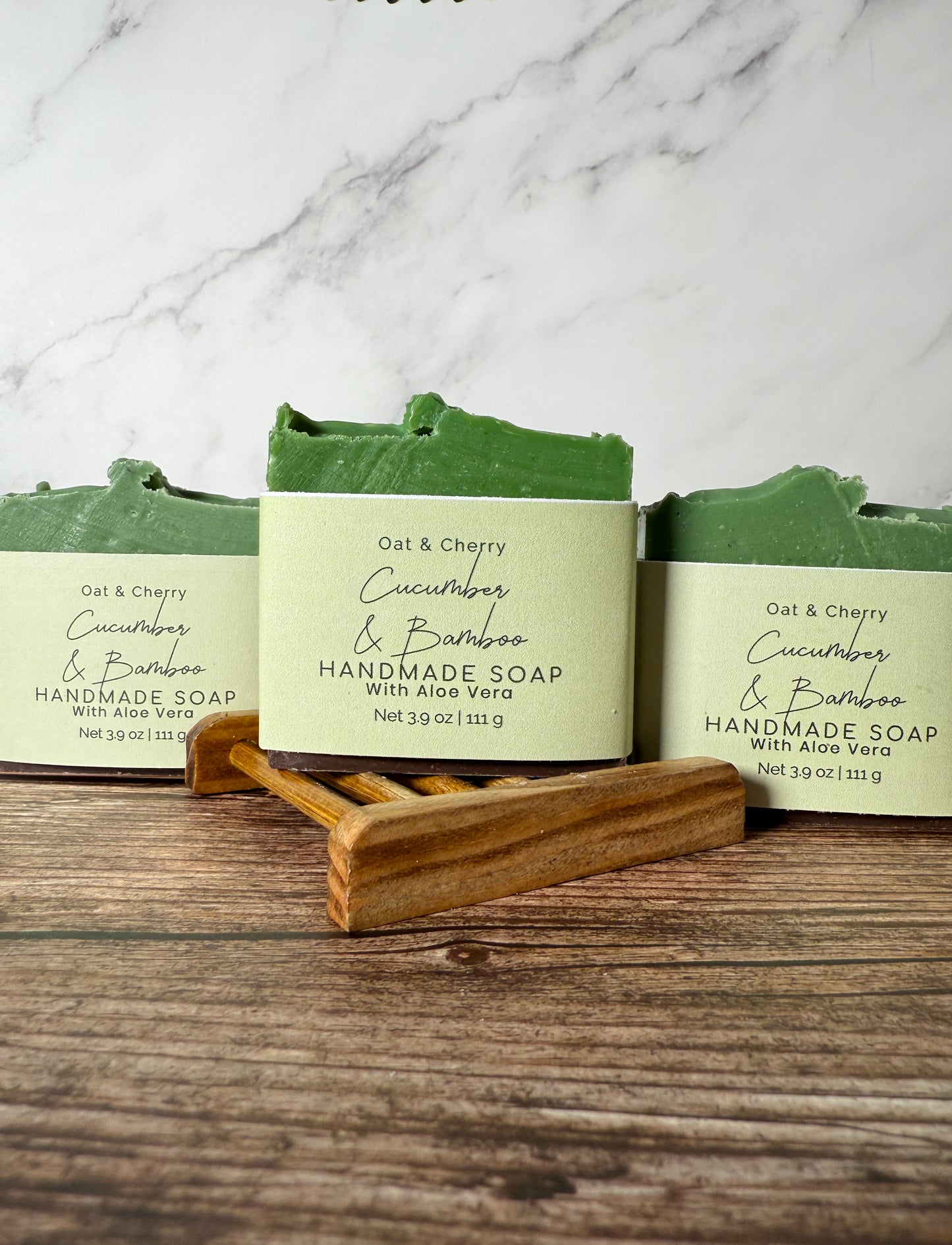 Cucumber and bamboo Aloe Vera Soap