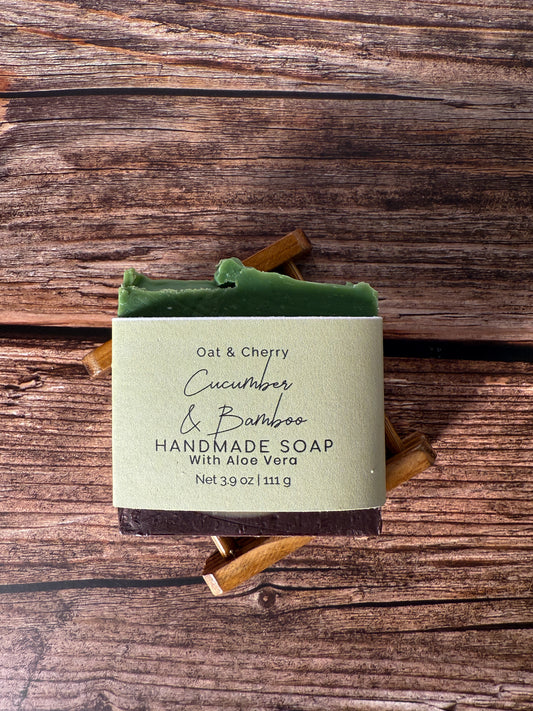 Cucumber and bamboo Aloe Vera Soap