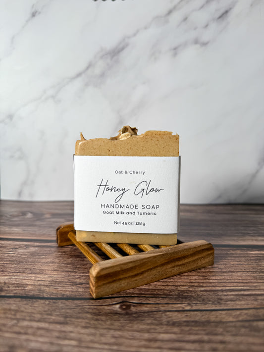 Honey Glow Soap ( with Goat Milk, Oatmeal and Turmeric)